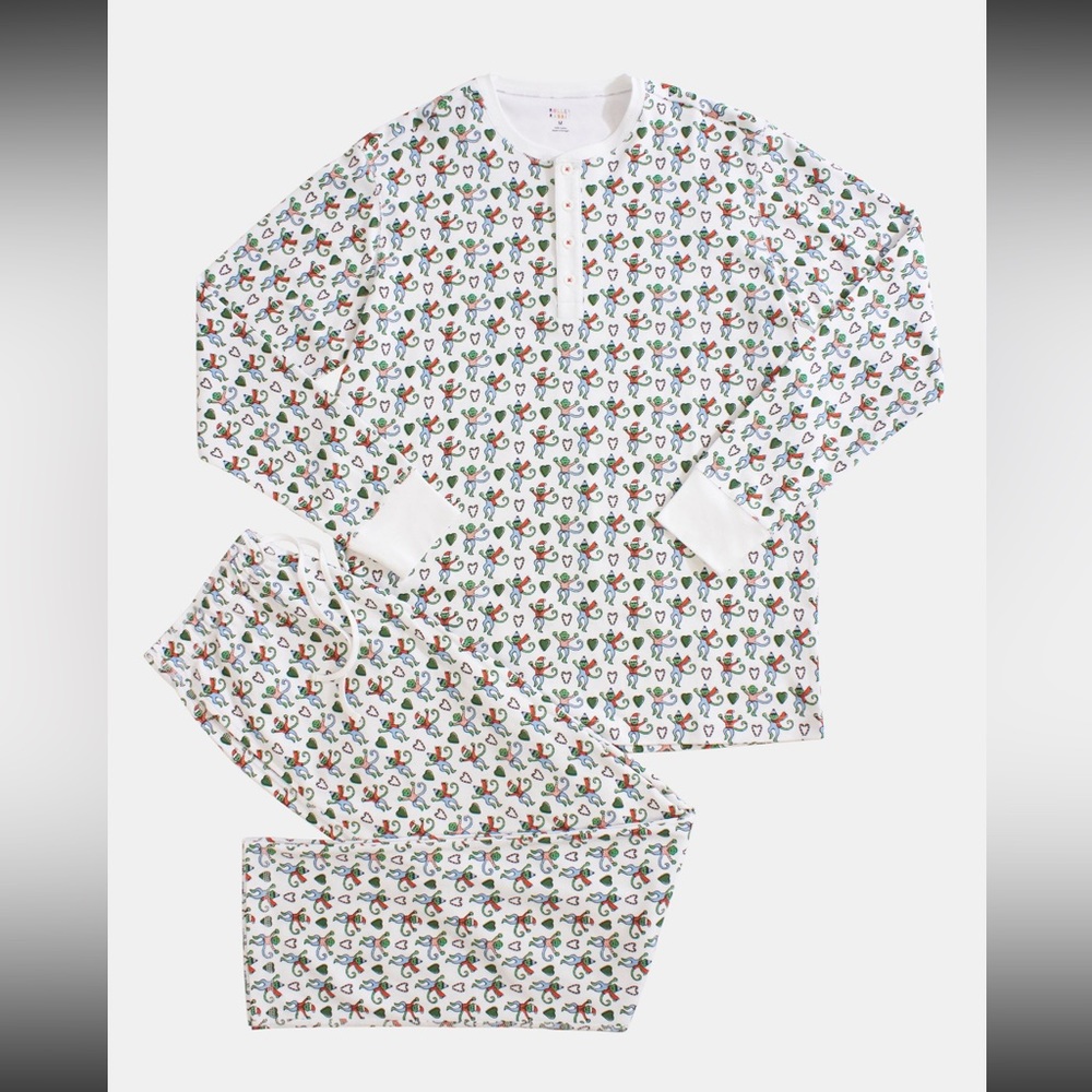 Roller Rabbit Christmas 2022 Pjs Size Large *RARE* men’s pajamas but fits women